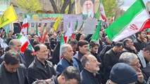 آئین چهلم قائد شهید حضرت آیت‌الله سید علی خامنه‌ای و تشییع شهیدان باقری و شاهین‌فر