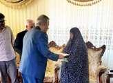 تکریم خانواده «جانباز شهید سردار صالحی» توسط مدیرکل بنیاد شهید آذربایجان‌شرقی