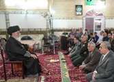 دیدار استاندار و مدیرکل بنیاد شهید آذربایجان شرقی با پدر شهید آیت‌الله سید محمدعلی آل‌هاشم